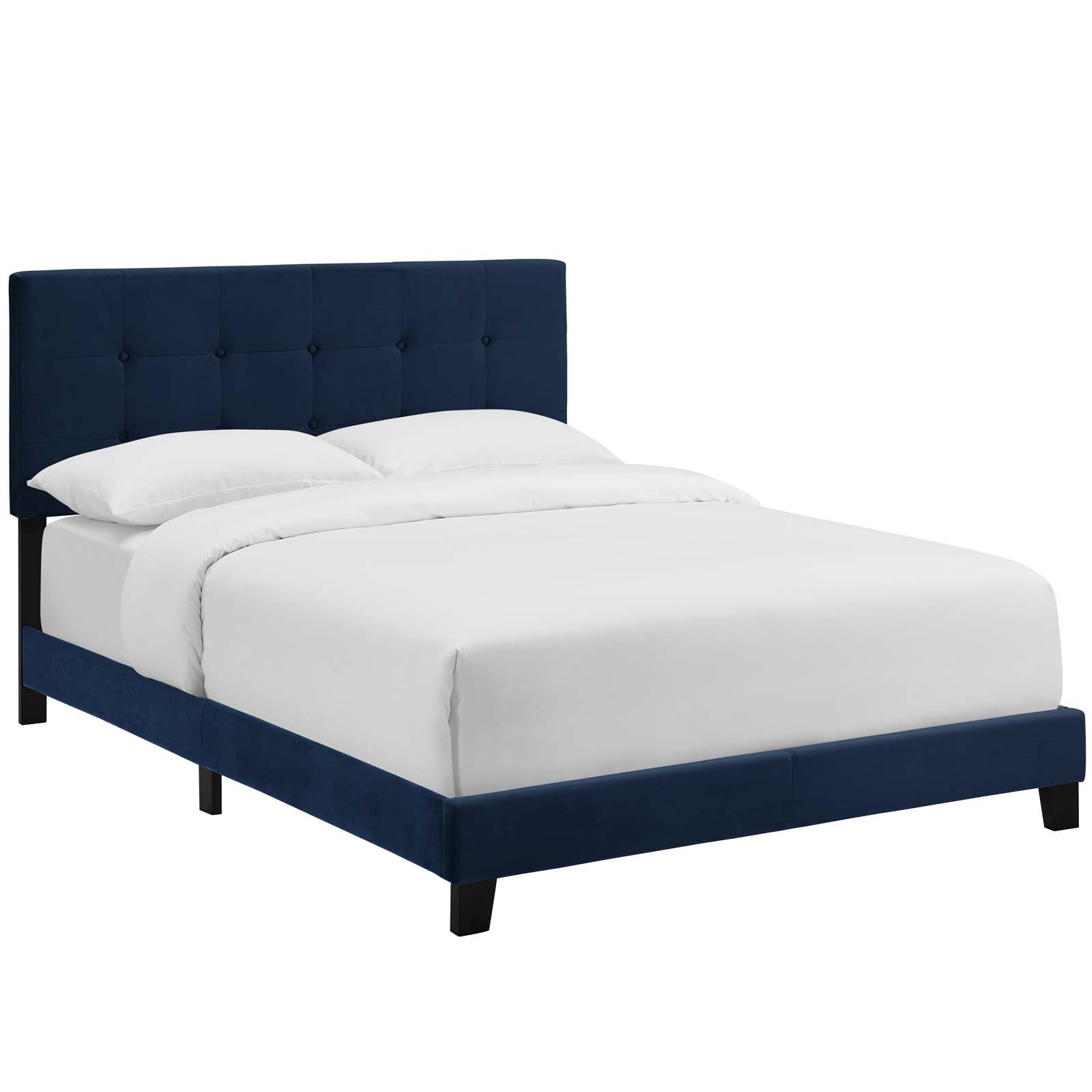 Amira Performance Velvet Queen Bed by Modway