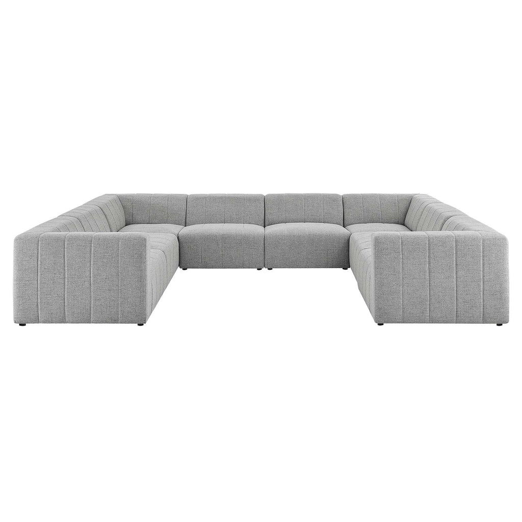 Bartlett 8-Piece Upholstered Fabric Sectional Sofa by Modway