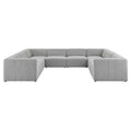 Bartlett 8-Piece Upholstered Fabric Sectional Sofa by Modway