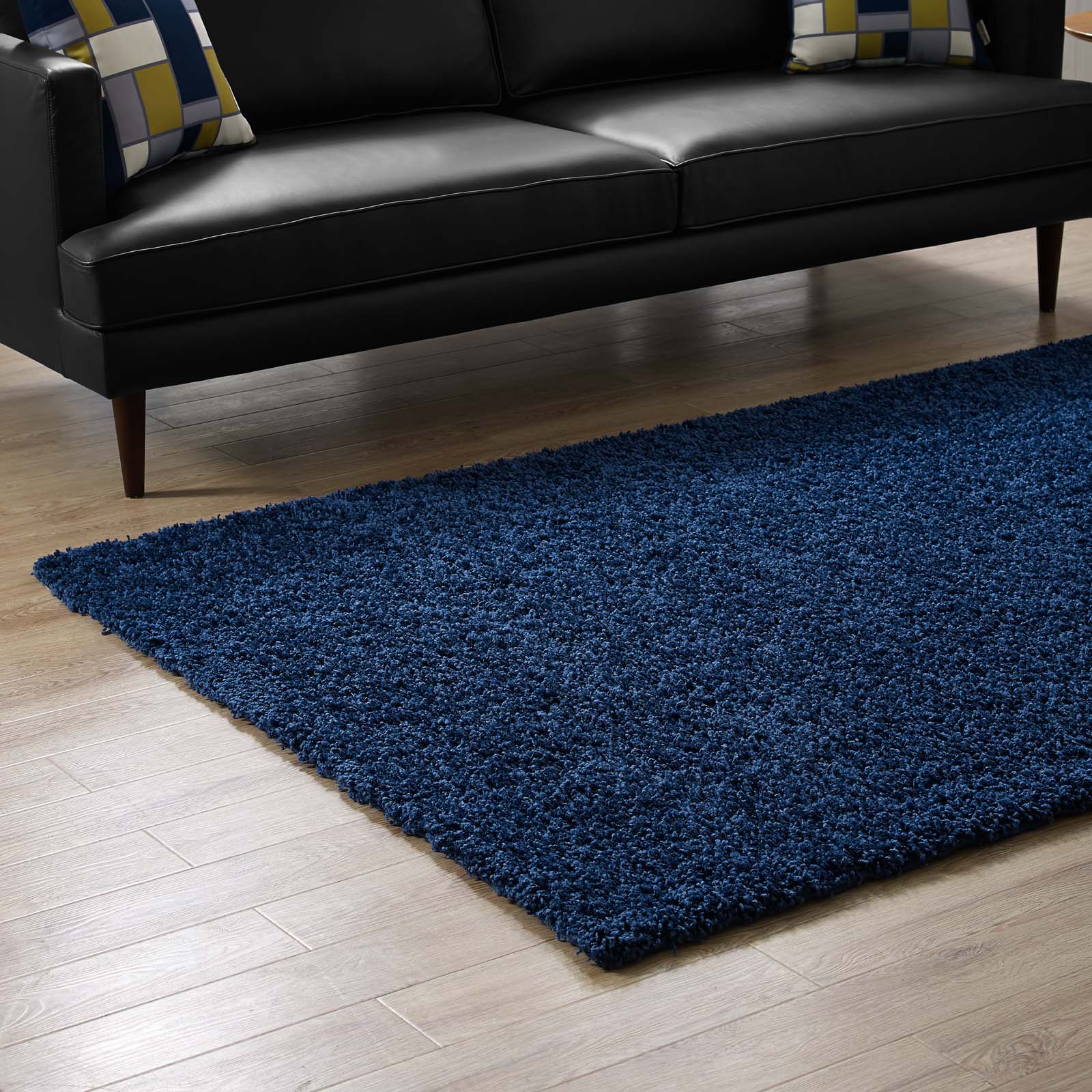 Enyssa Solid 5x8 Shag Area Rug by Modway