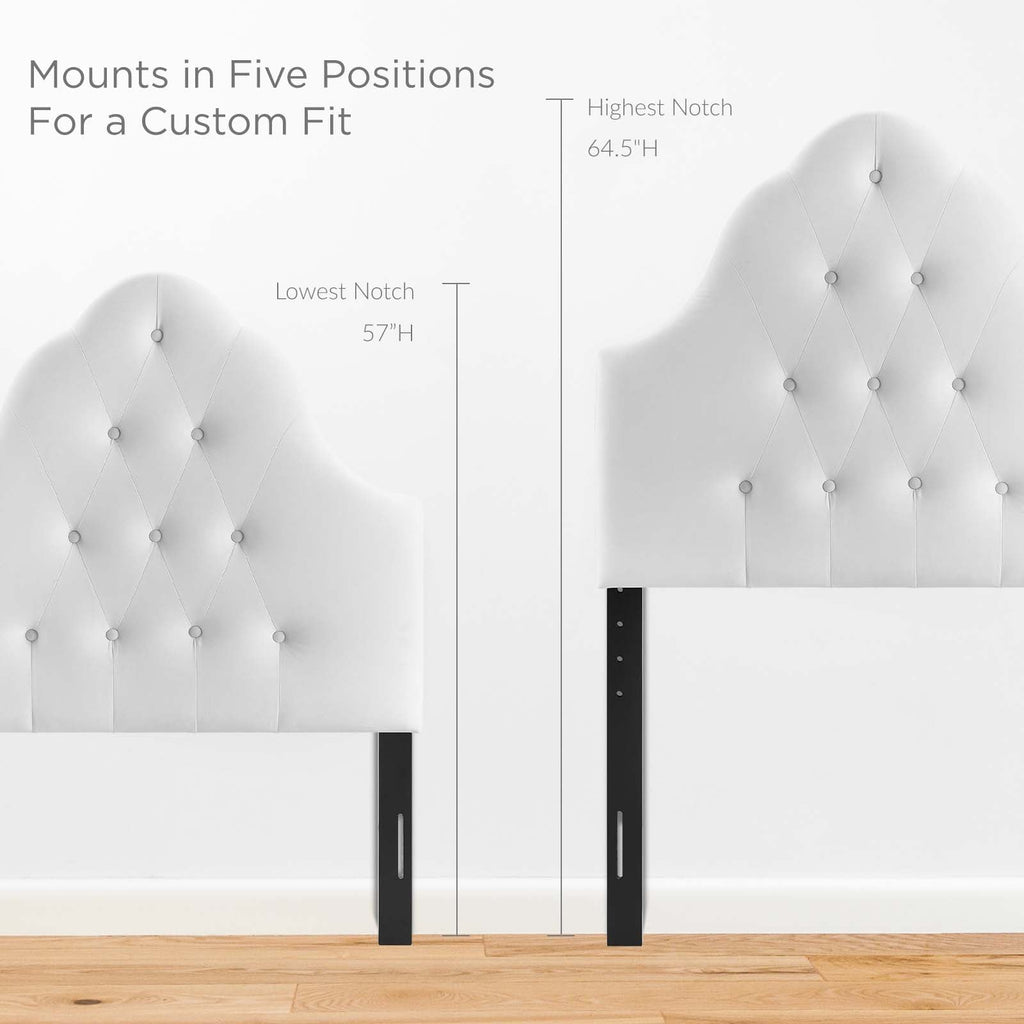 Sovereign Diamond Tufted Performance Velvet Twin Headboard by Modway