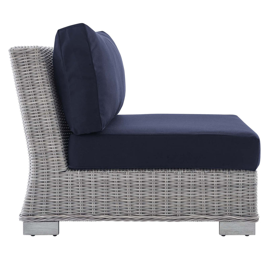 Conway Sunbrella¨ Outdoor Patio Wicker Rattan Armless Chair by Modway