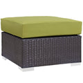 Convene Outdoor Patio Fabric Square Ottoman by Modway