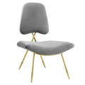 Ponder Performance Velvet Lounge Chair by Modway