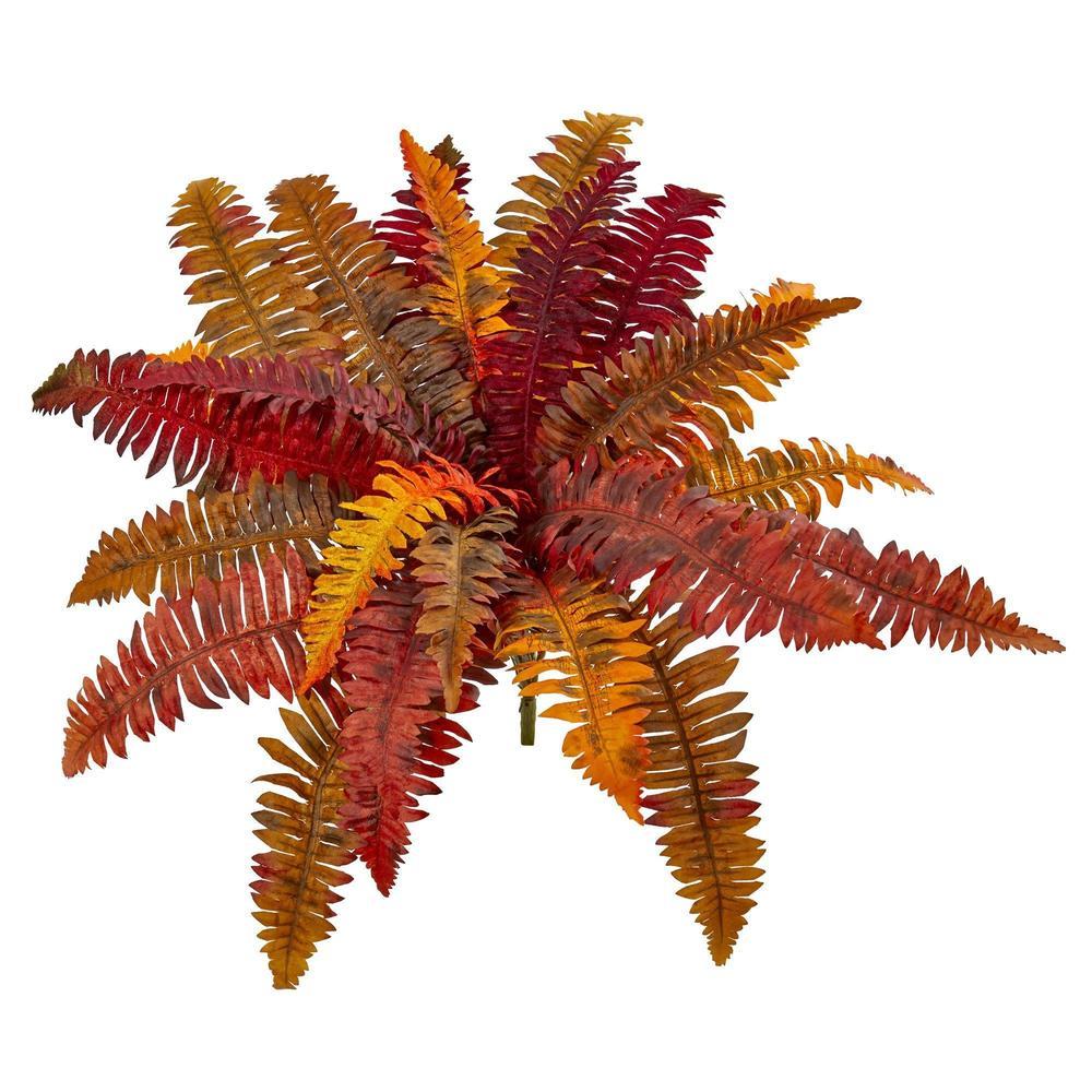 20"  Autumn Boston Fern Artificial Plant (Set of 3