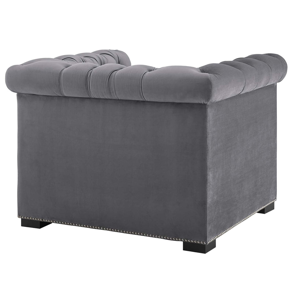 Heritage Performance Velvet Armchair by Modway