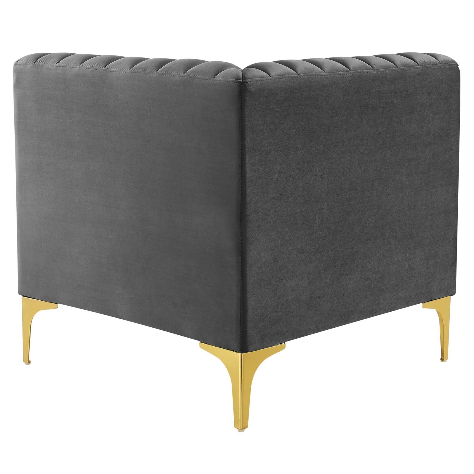 Triumph Channel Tufted Performance Velvet Loveseat by Modway