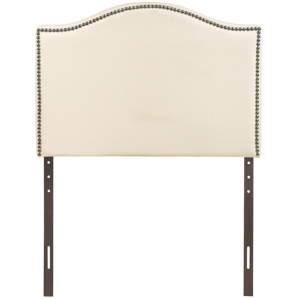 Curl Nailhead Upholstered Twin Headboard by Modway
