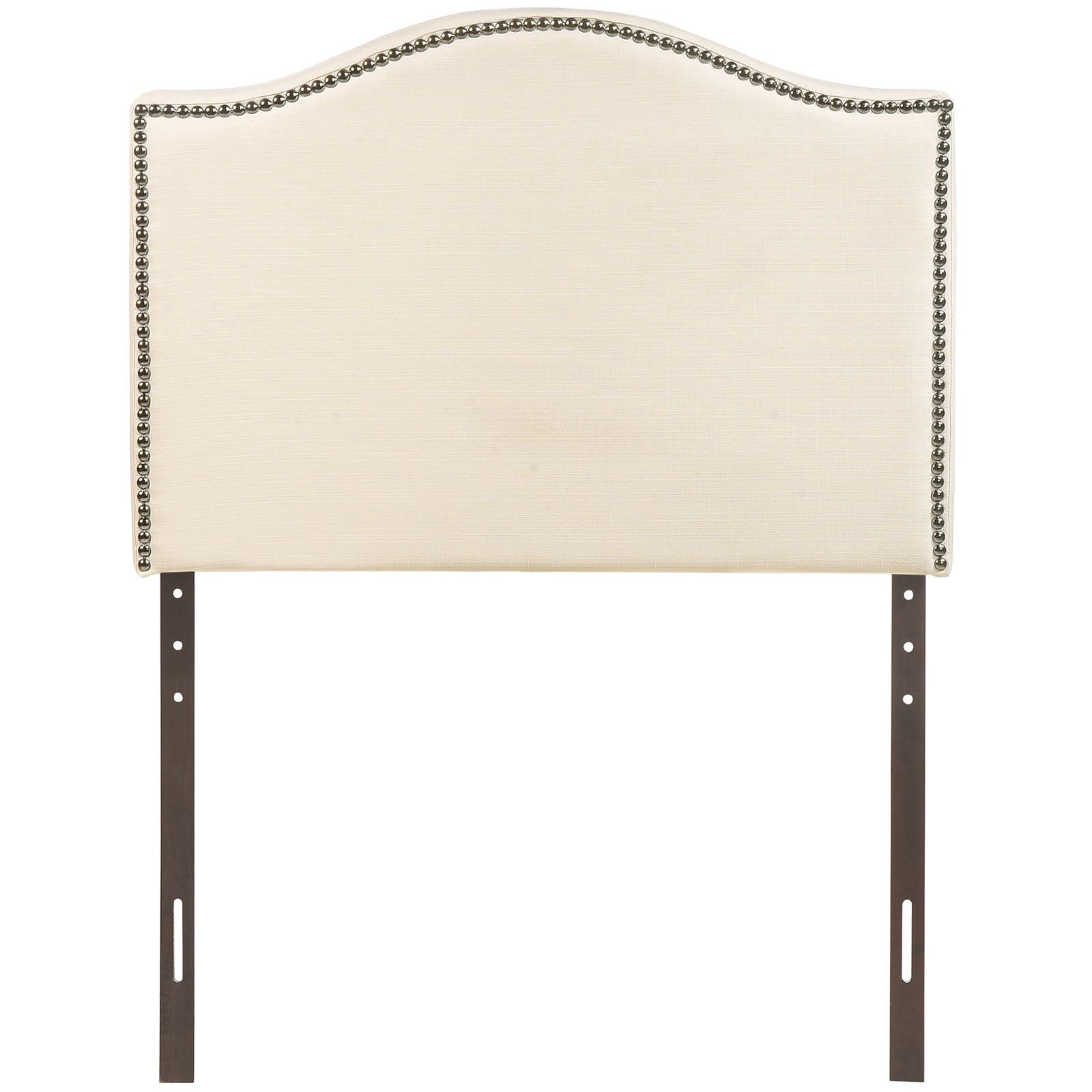 Curl Nailhead Upholstered Twin Headboard by Modway