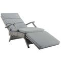 Envisage Chaise Outdoor Patio Wicker Rattan Lounge Chair by Modway
