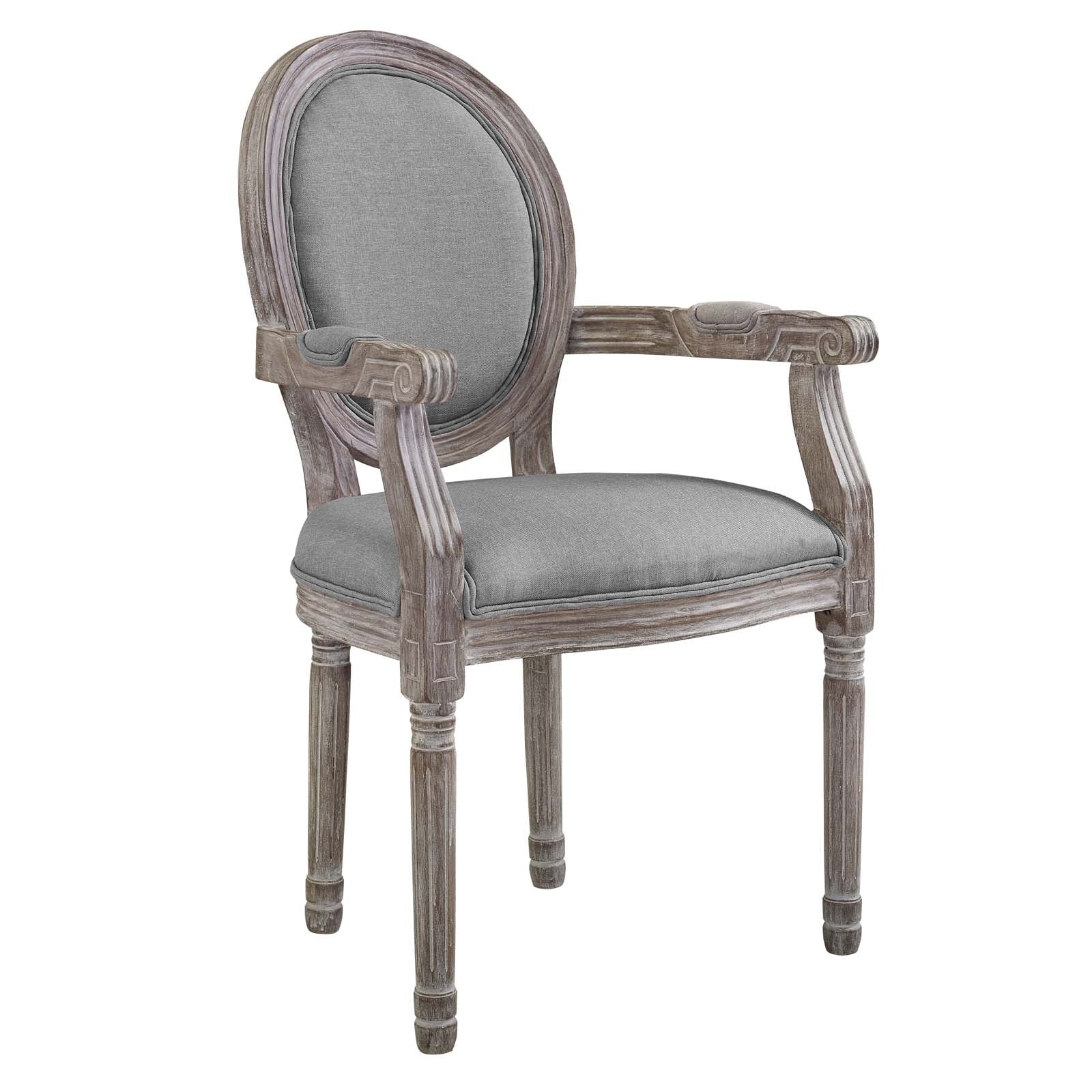 Emanate Upholstered Fabric Dining Armchair Set of 2 by Modway