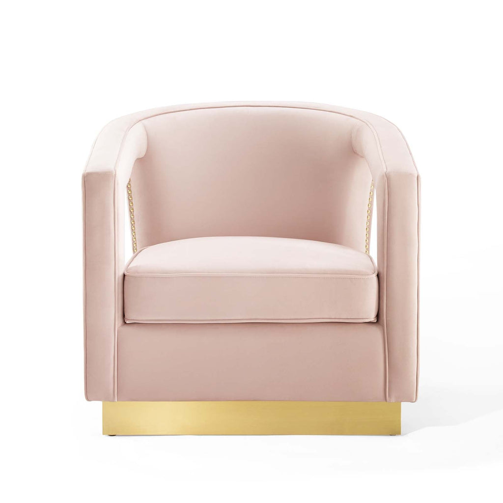 Frolick Performance Velvet Armchair by Modway