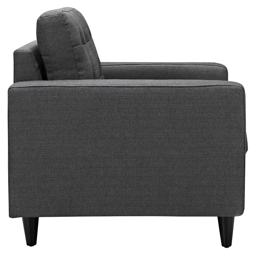 Empress Upholstered Fabric Armchair Set of 2 by Modway