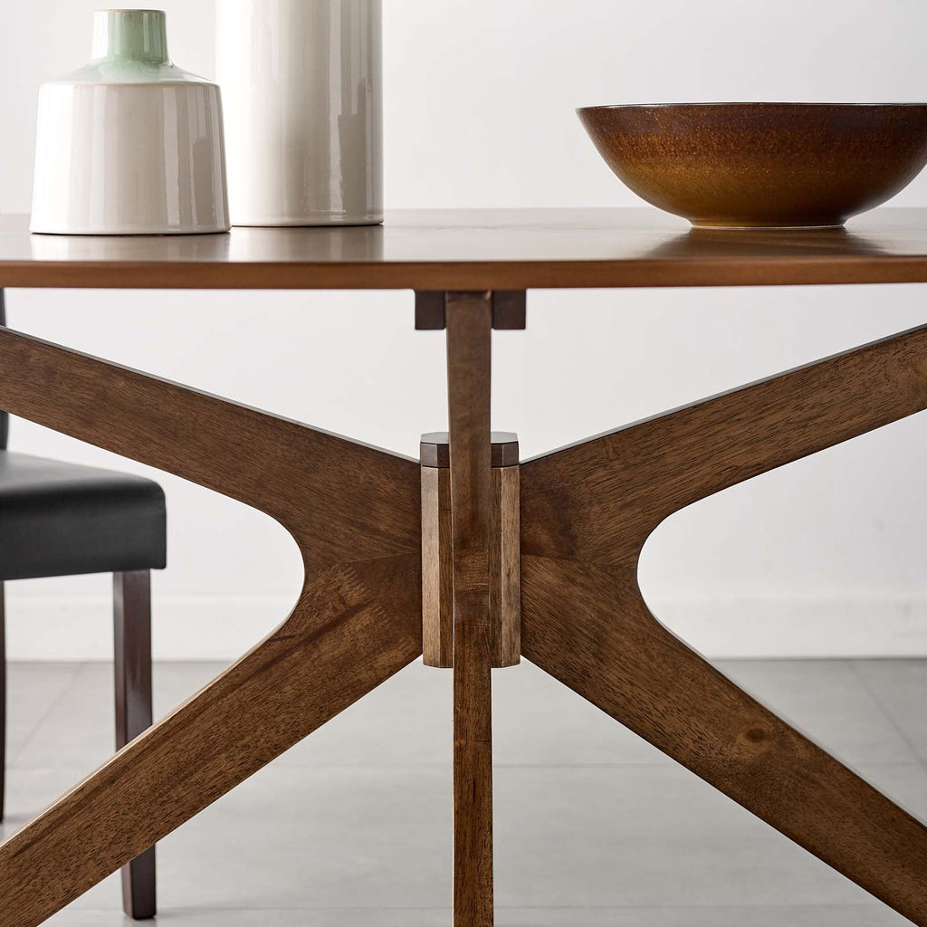 Crossroads 63" Oval Wood Dining Table by Modway