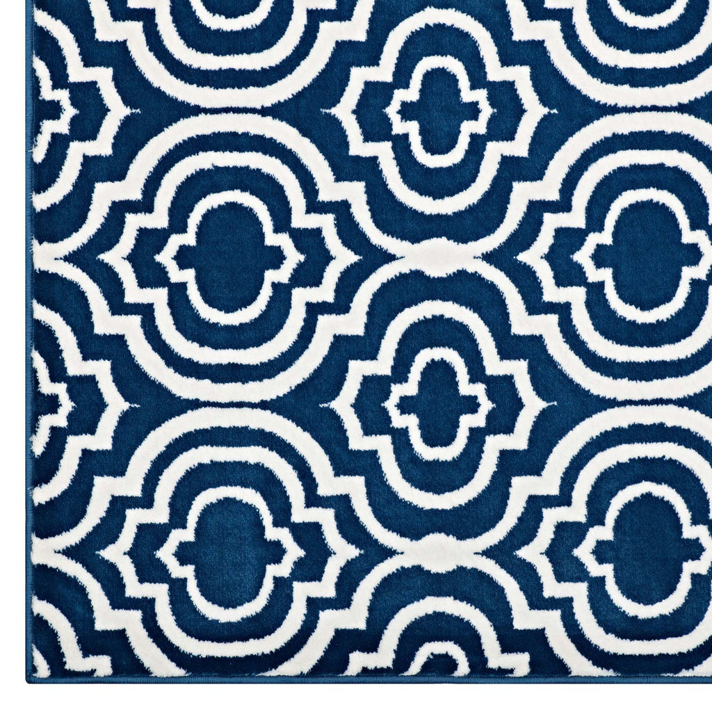 Frame Transitional Moroccan Trellis 5x8 Area Rug by Modway