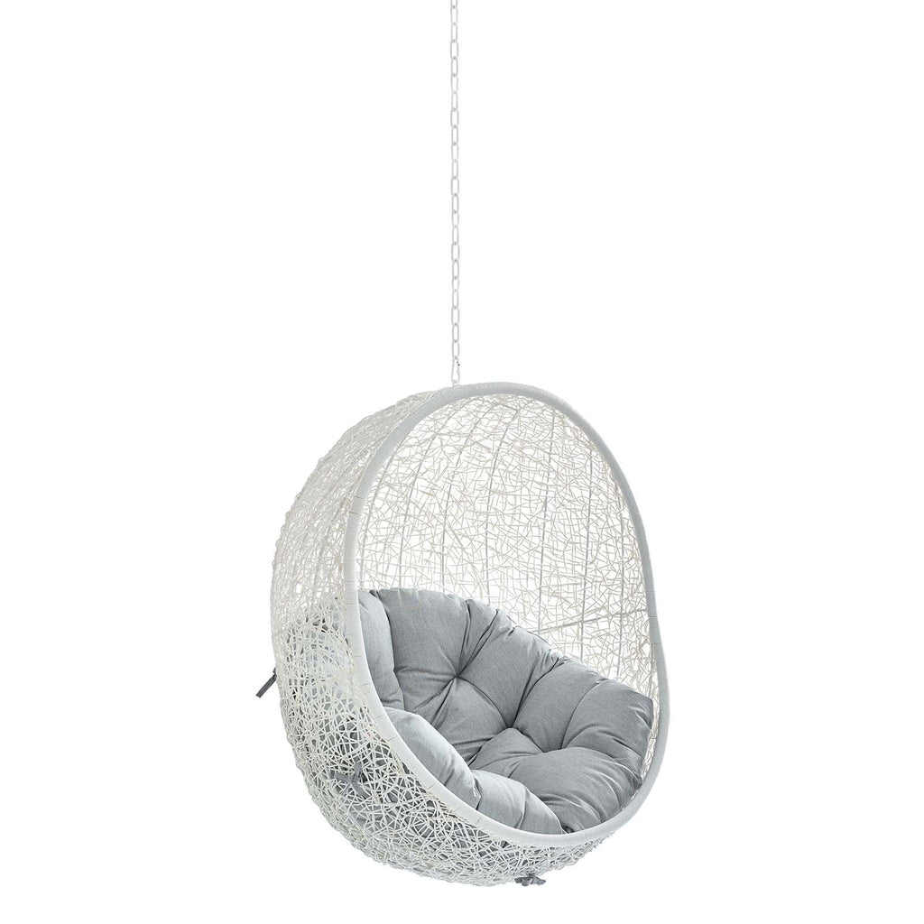 Hide Sunbrella¨ Fabric Swing Outdoor Patio Lounge Chair Without Stand by Modway