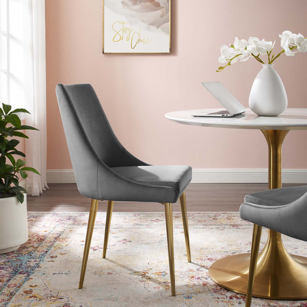 Viscount Modern Accent Performance Velvet Dining Chair by Modway