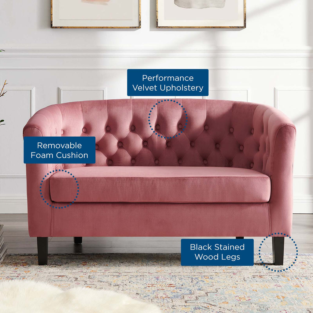 Prospect Performance Velvet Loveseat by Modway