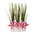 23" Grass & Lily Artificial Arrangement