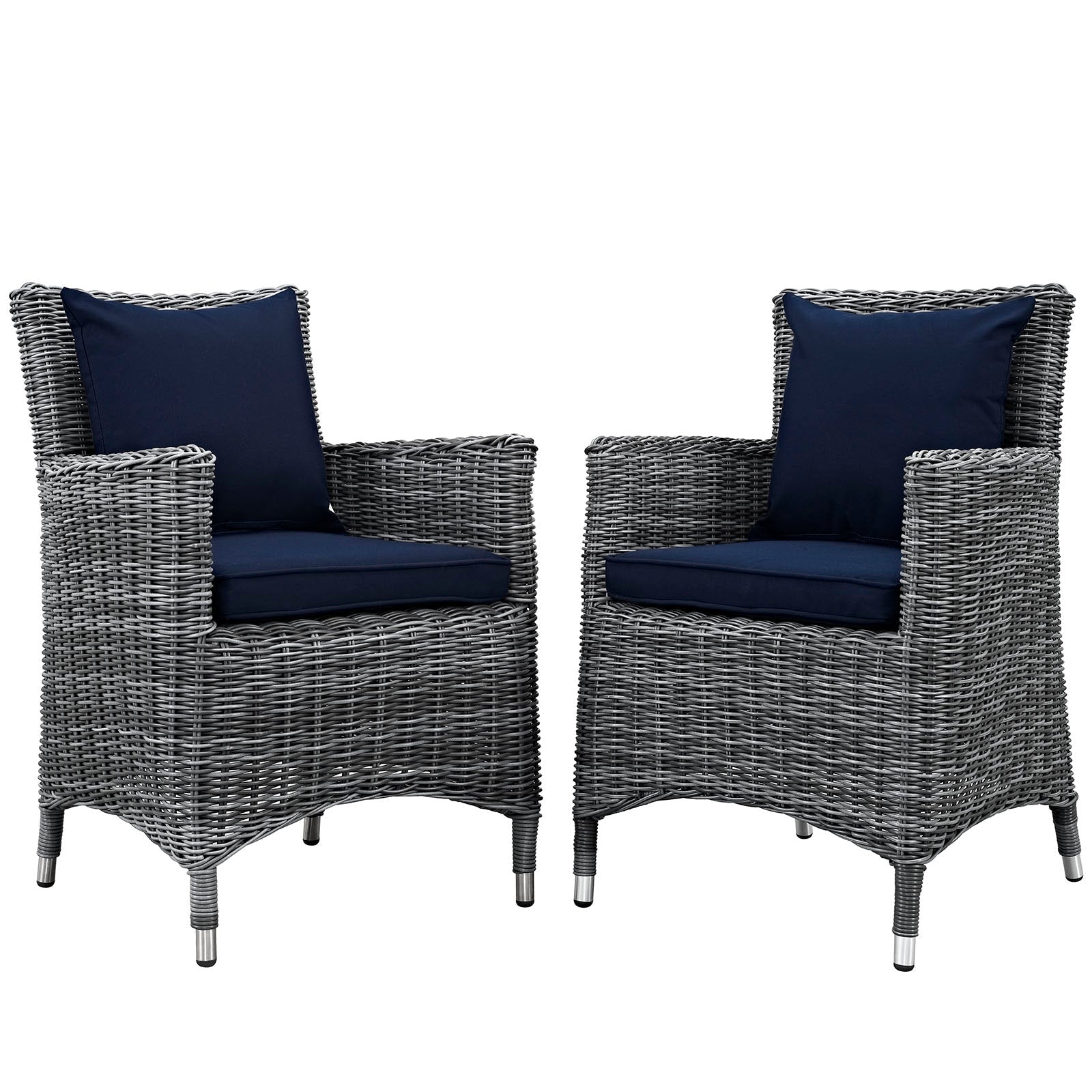 Summon 2 Piece Outdoor Patio Sunbrella¨ Dining Set by Modway