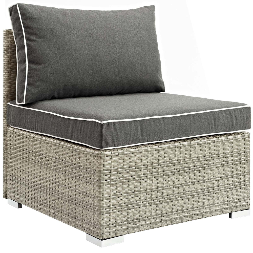 Repose Outdoor Patio Armless Chair by Modway
