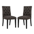 Duchess Fabric Dining Chair Set of 2 by Modway