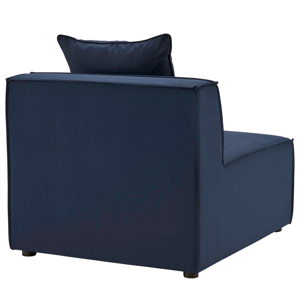 Saybrook Outdoor Patio Upholstered Sectional Sofa Armless Chair by Modway
