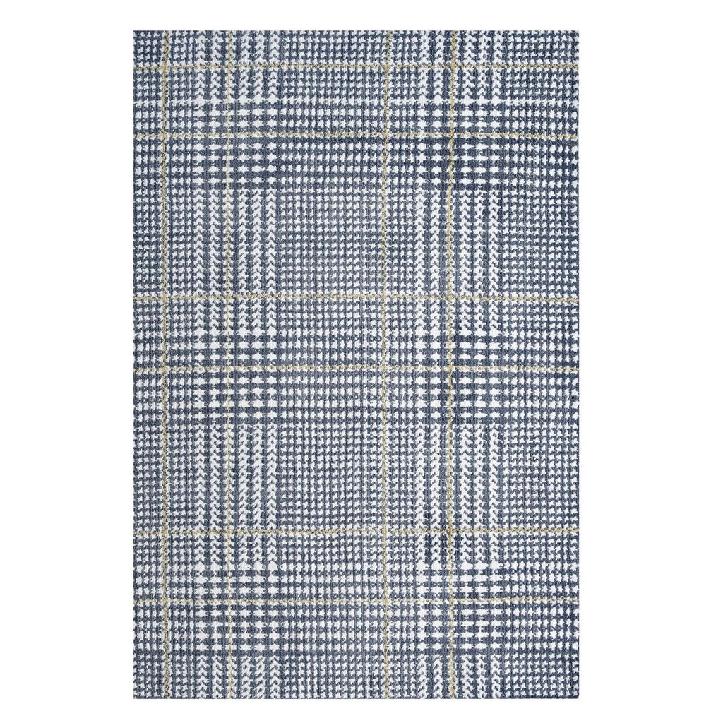 Kaja Abstract Plaid 5x8 Area Rug by Modway