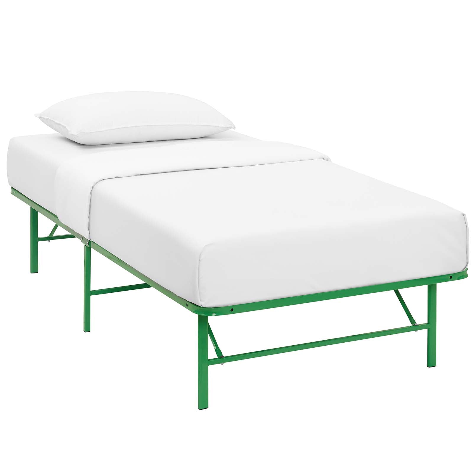 Horizon Stainless Steel Twin Bed Frame by Modway