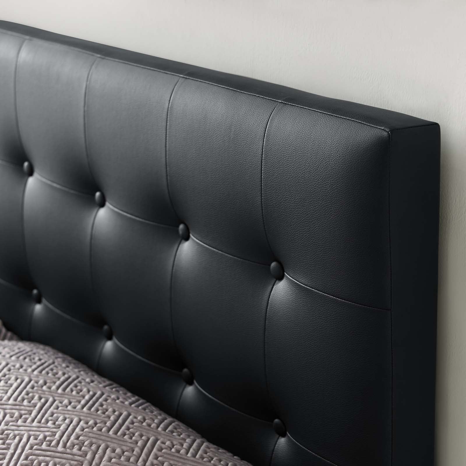 Emily Upholstered Vinyl Full Headboard by Modway
