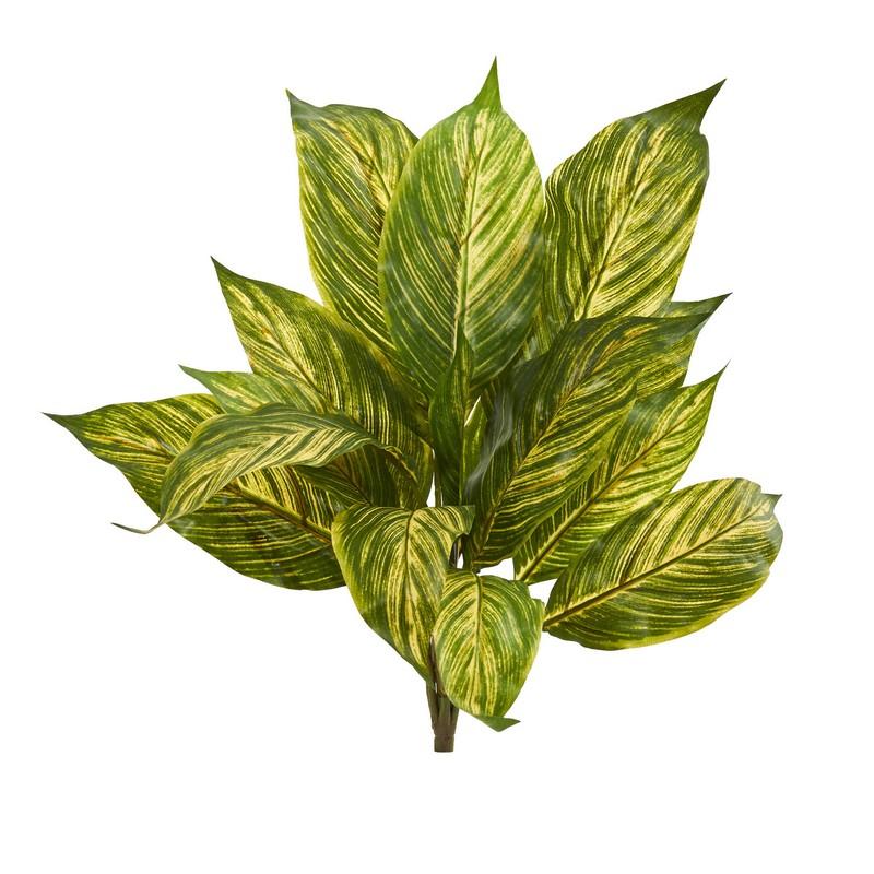 17"  Musa Leaf Artificial Plant (Set of 12)
