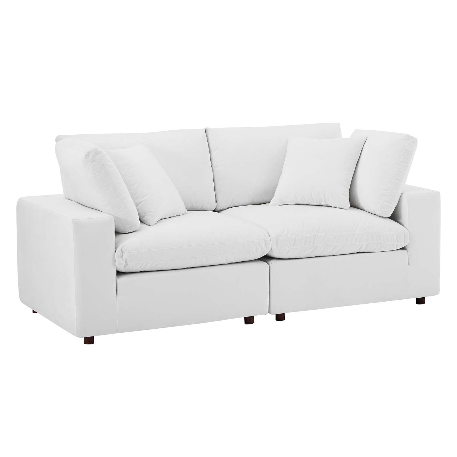 Commix Down Filled Overstuffed Performance Velvet Loveseat by Modway