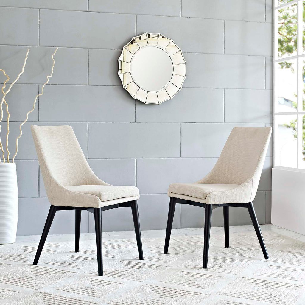 Viscount Fabric Dining Side Chair Set of 2 by Modway