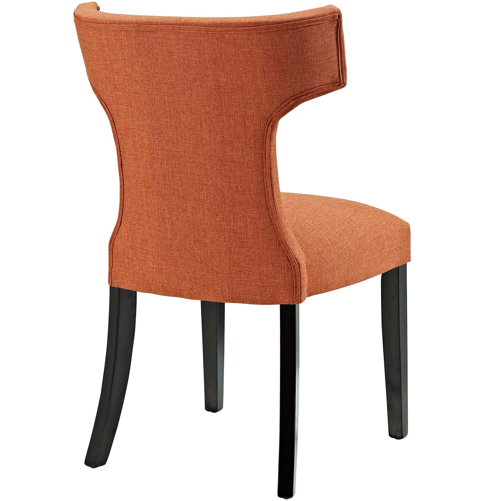 Curve Fabric Dining Side Chair Set of 2 by Modway