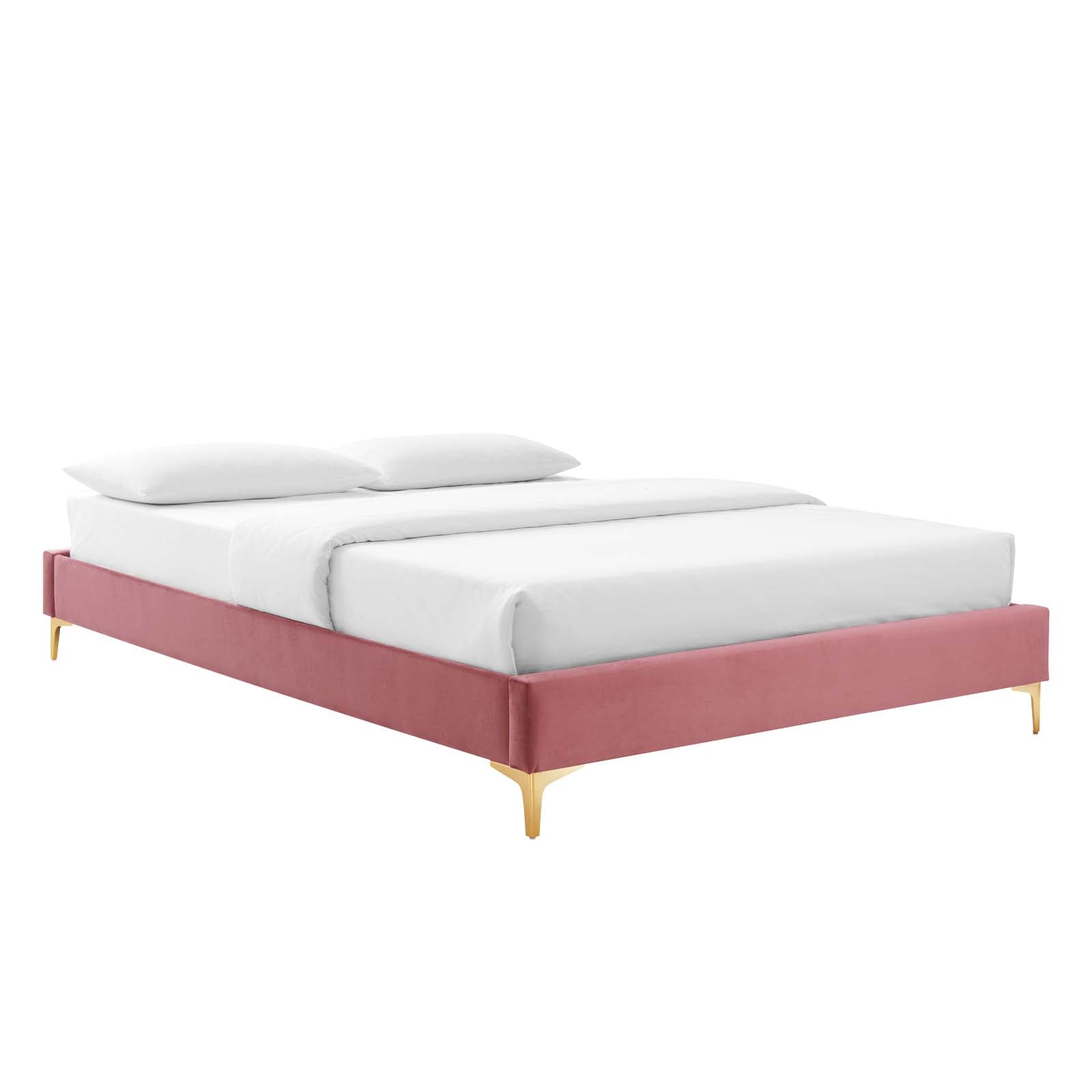 Sutton Performance Velvet Twin Bed Frame by Modway
