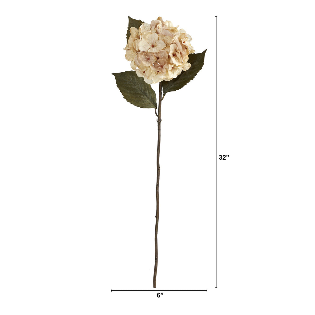 32" Hydrangea Artificial Flower (Set of 6)