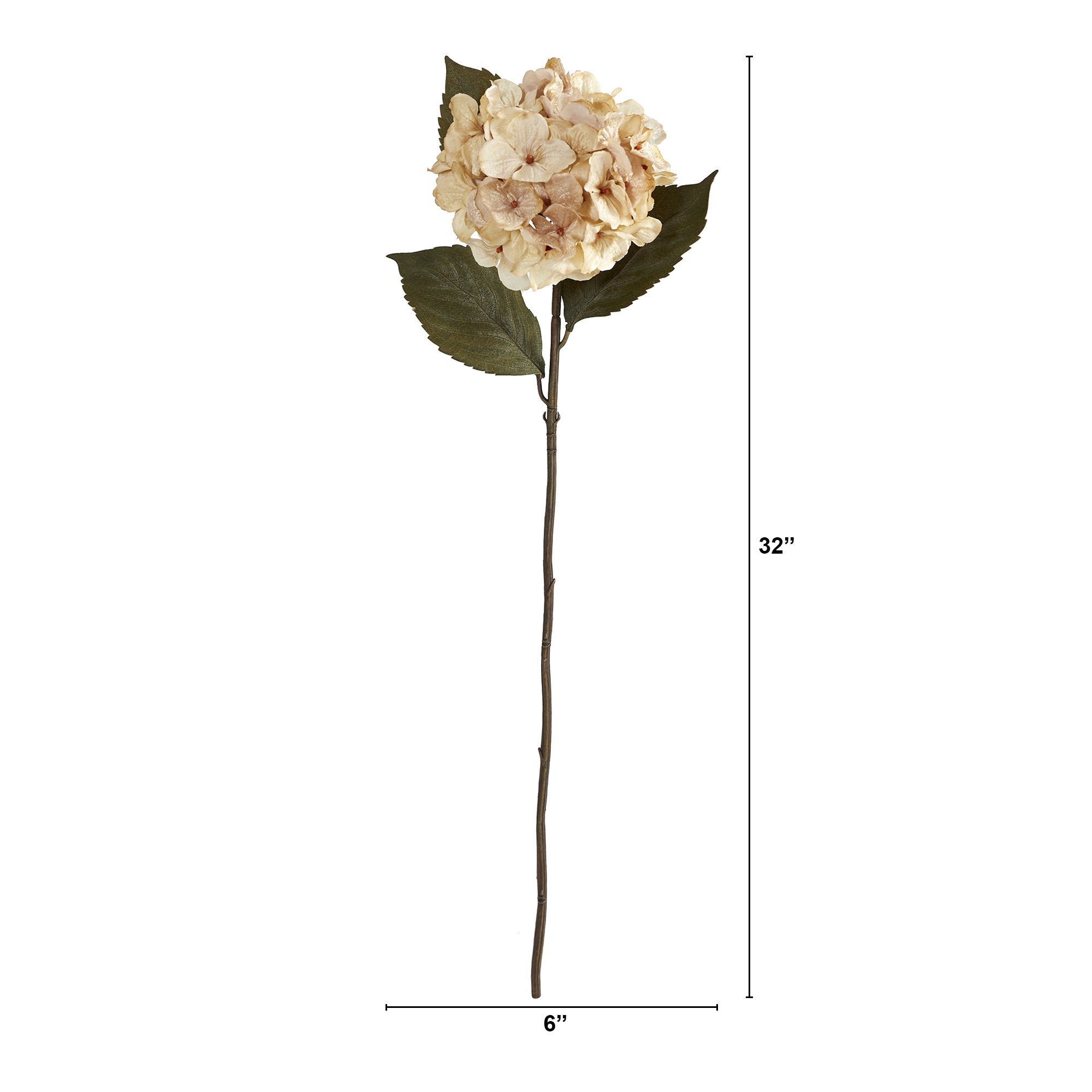 32" Hydrangea Artificial Flower (Set of 6)