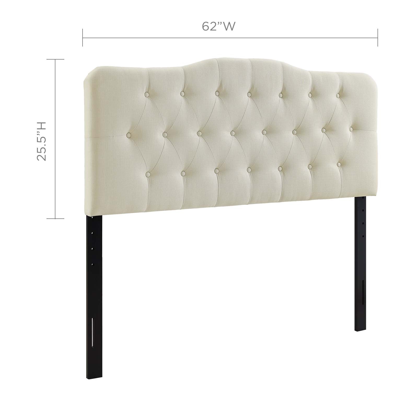 Annabel Upholstered Fabric Queen Headboard by Modway