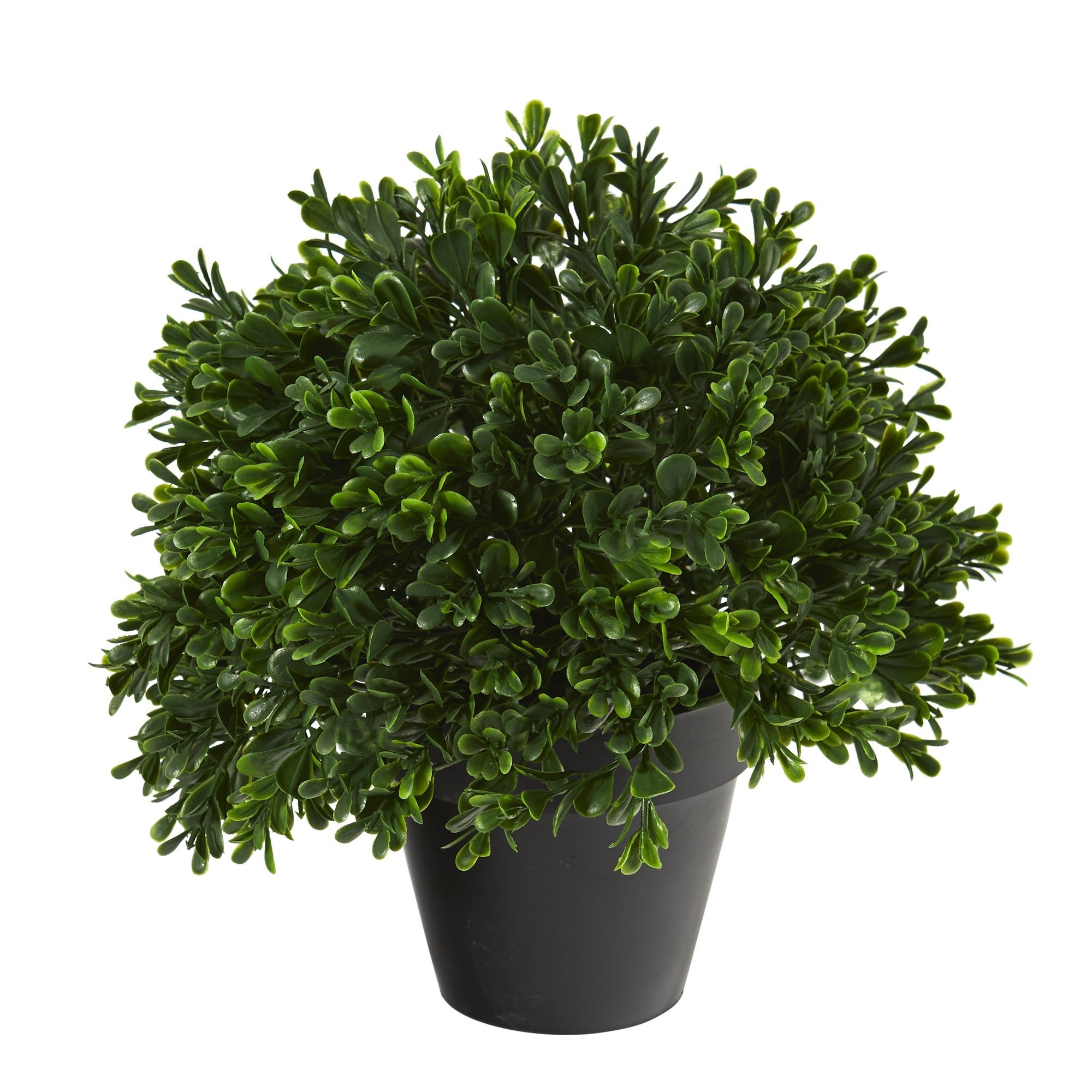 10" Boxwood Topiary Artificial Plant UV Resistant
