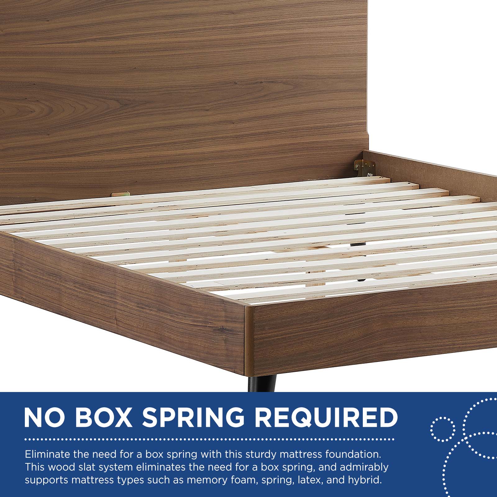 Bronwen Wood Full Platform Bed by Modway