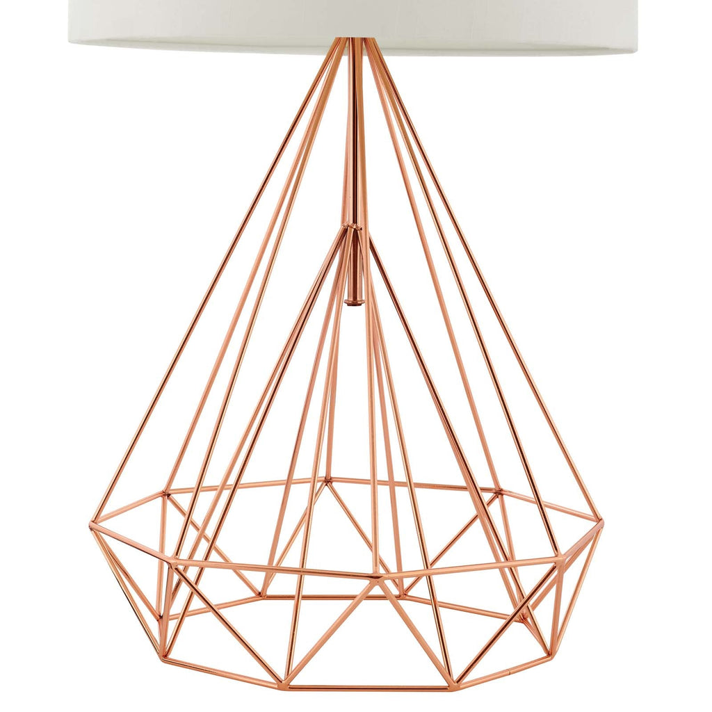 Precious Rose Gold Table Lamp by Modway