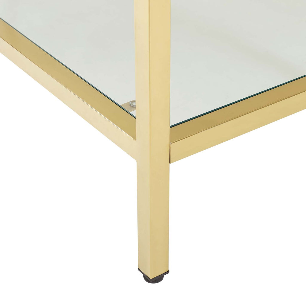 Kingsley 36" Gold Stainless Steel Bathroom Vanity by Modway