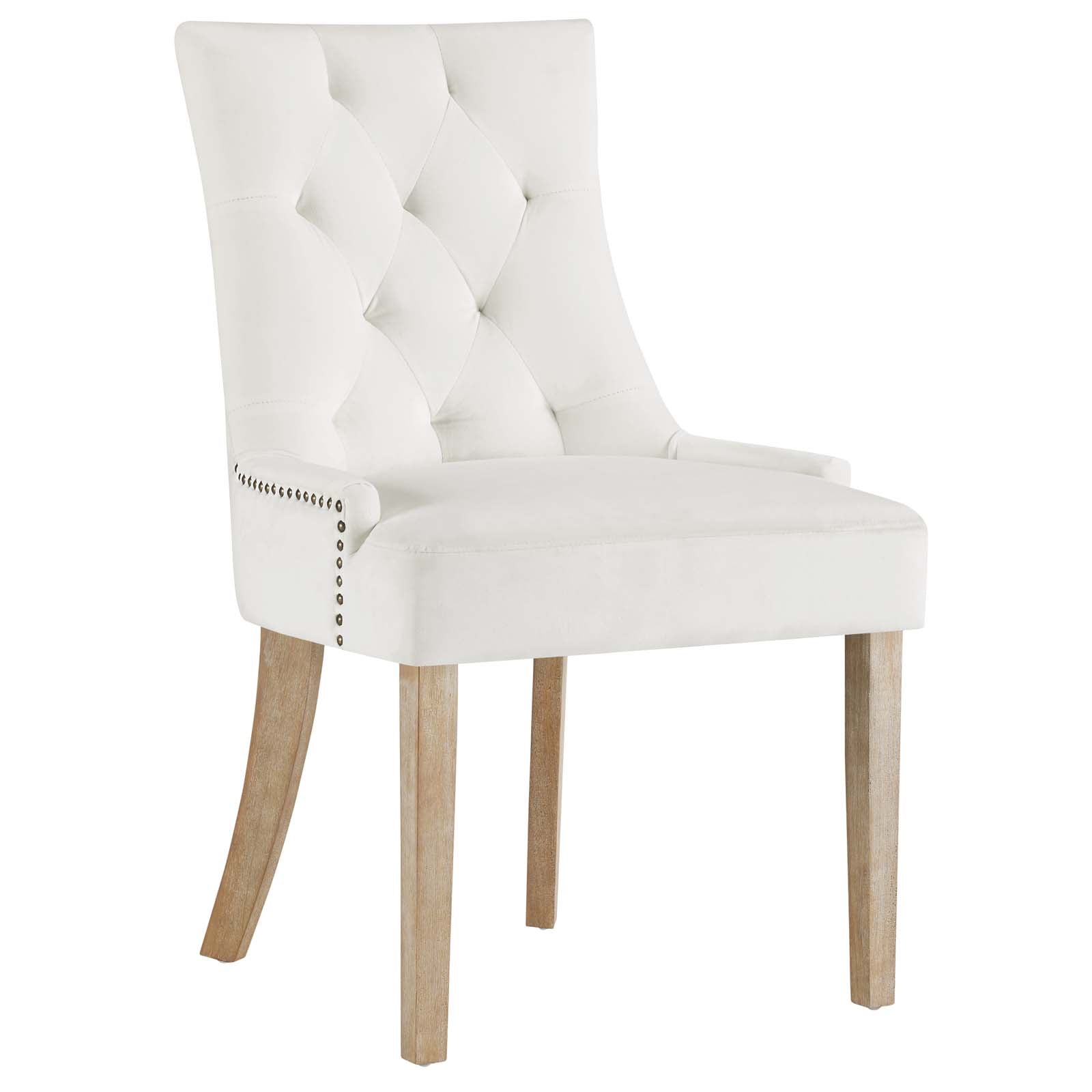 Pose Performance Velvet Dining Chair Set of 2 by Modway