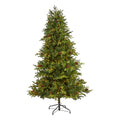 6.5' Yukon Mountain Fir Artificial Christmas Tree with 450 Clear Lights