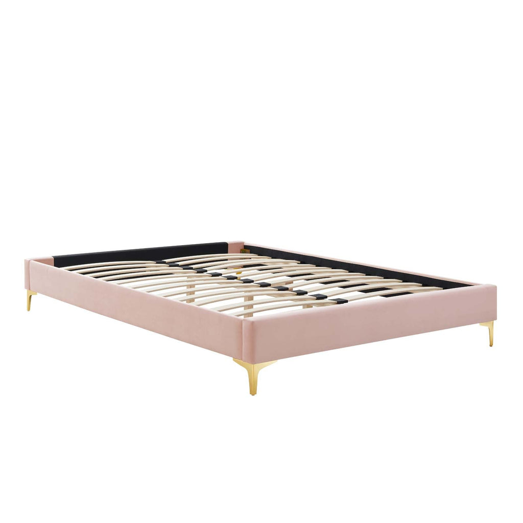 Elise Performance Velvet King Platform Bed by Modway