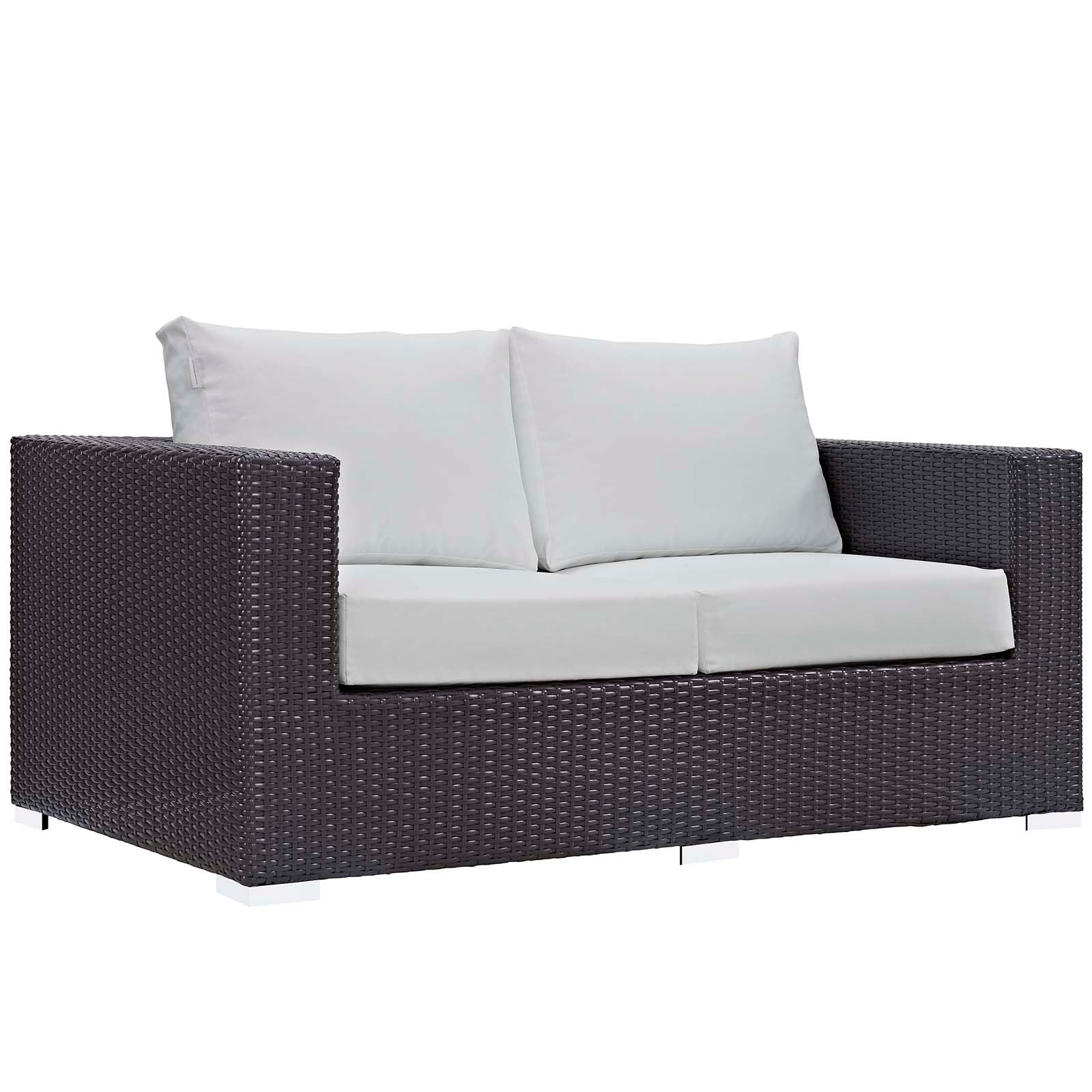 Convene 4 Piece Set Outdoor Patio with Fire Pit by Modway