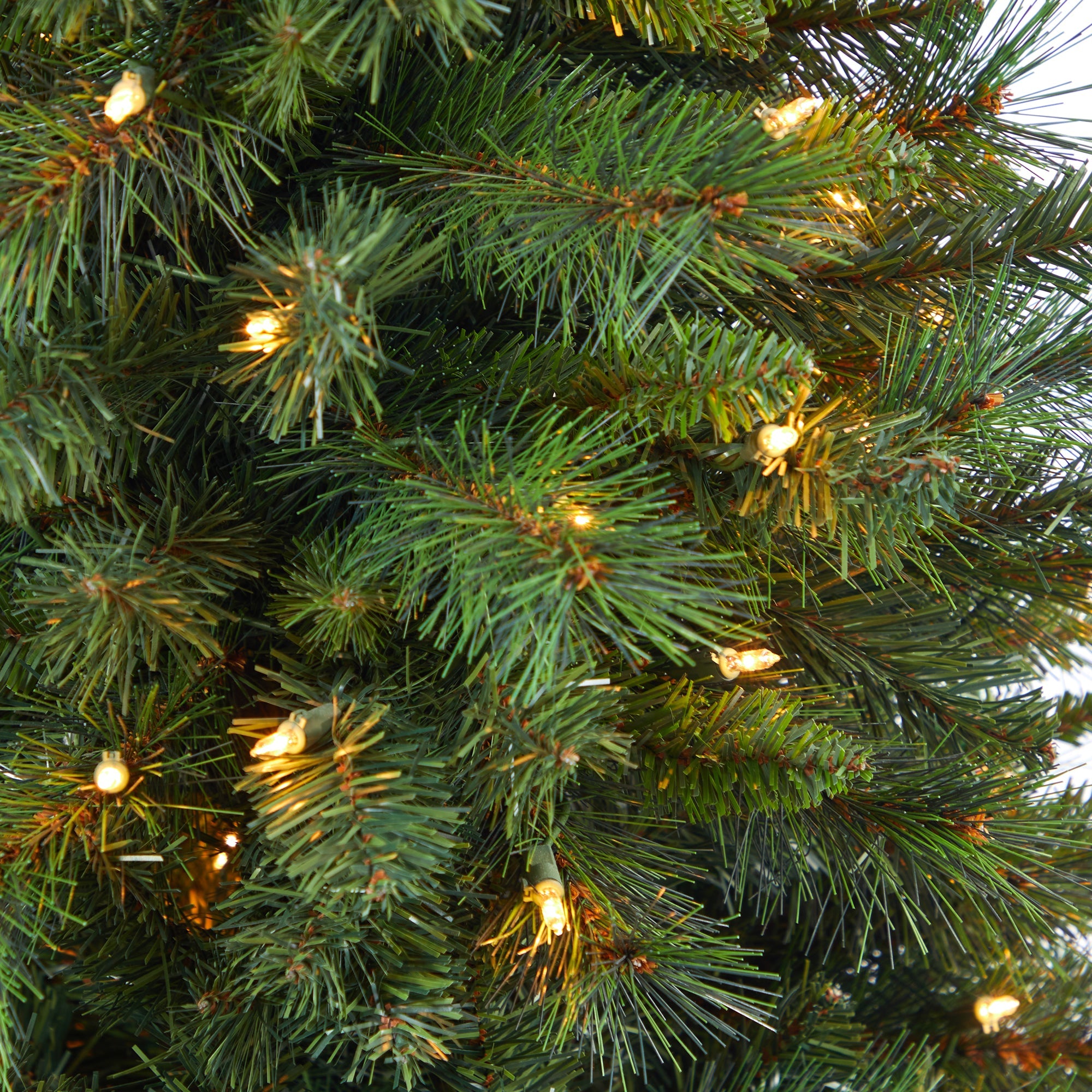 4.5' West Virginia Mountain Pine Artificial Christmas Tree w/ 100 Clear Lights