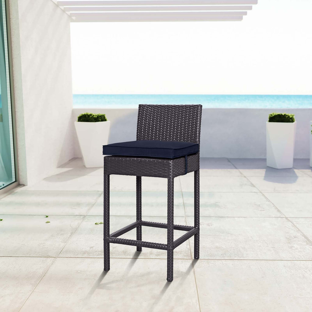 Convene Outdoor Patio Fabric Bar Stool by Modway