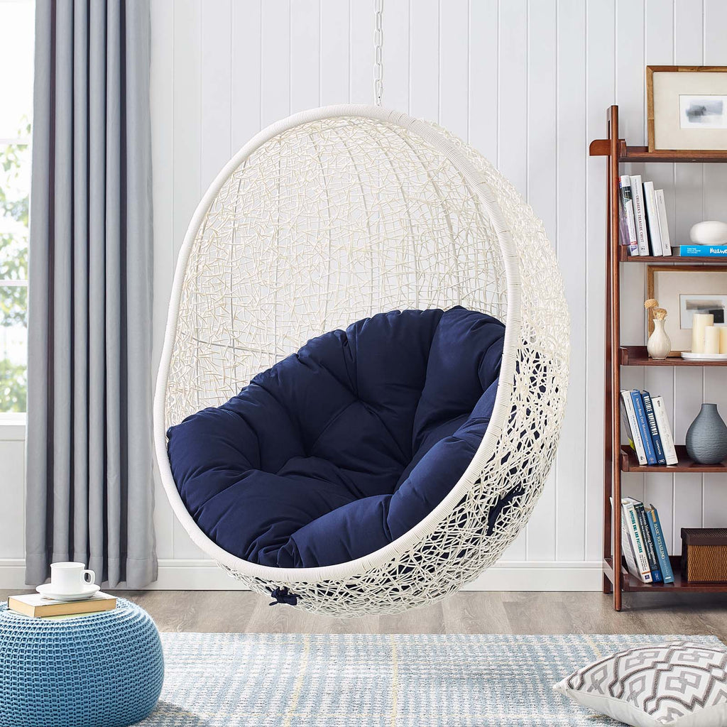 Hide Outdoor Patio Sunbrella¨ Swing Chair With Stand by Modway