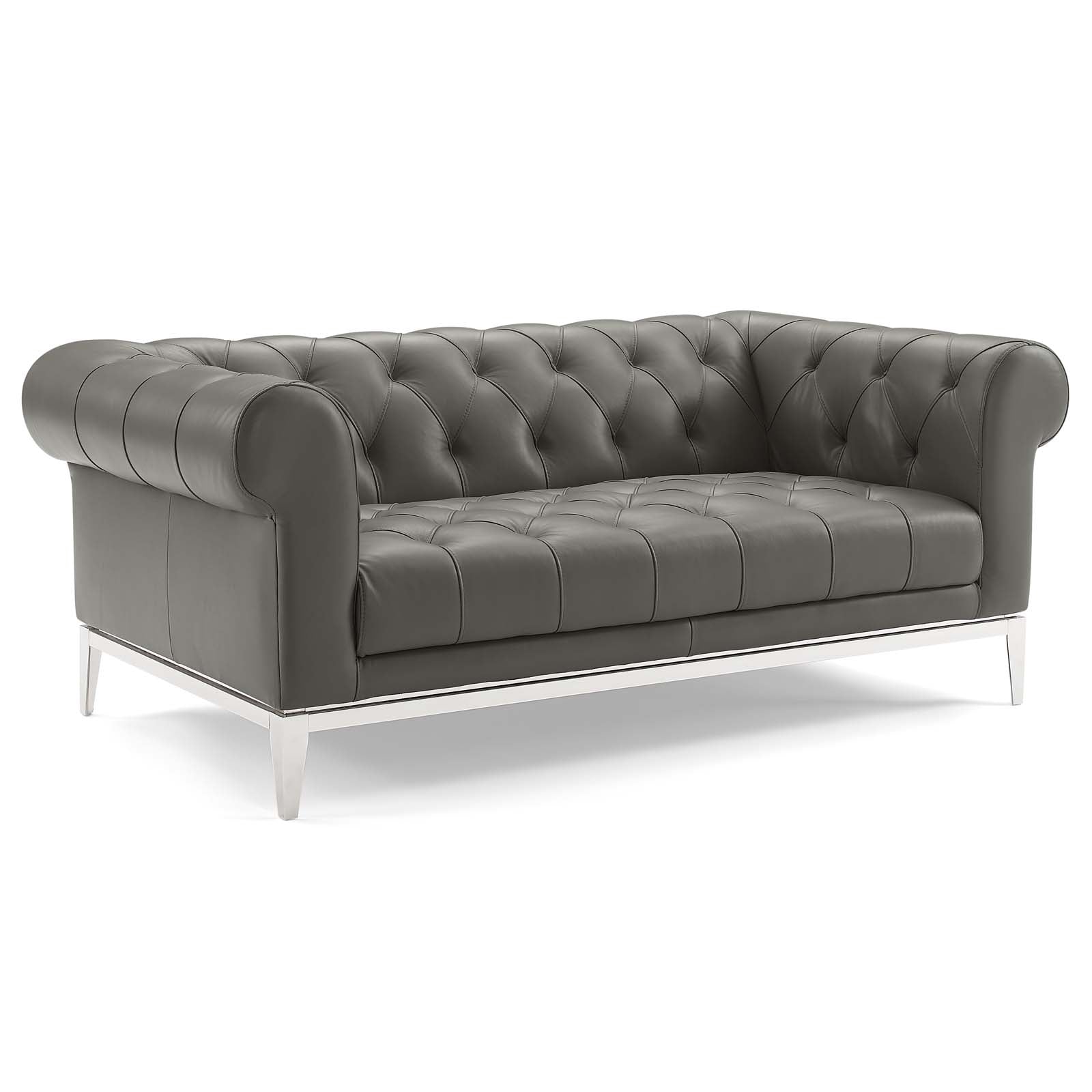Idyll 3 Piece Tufted Upholstered Leather Set by Modway